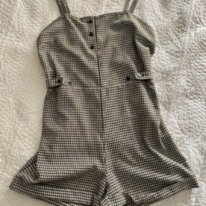 Urban Outfitters Lark & Wolff Plaid Gingham Romper